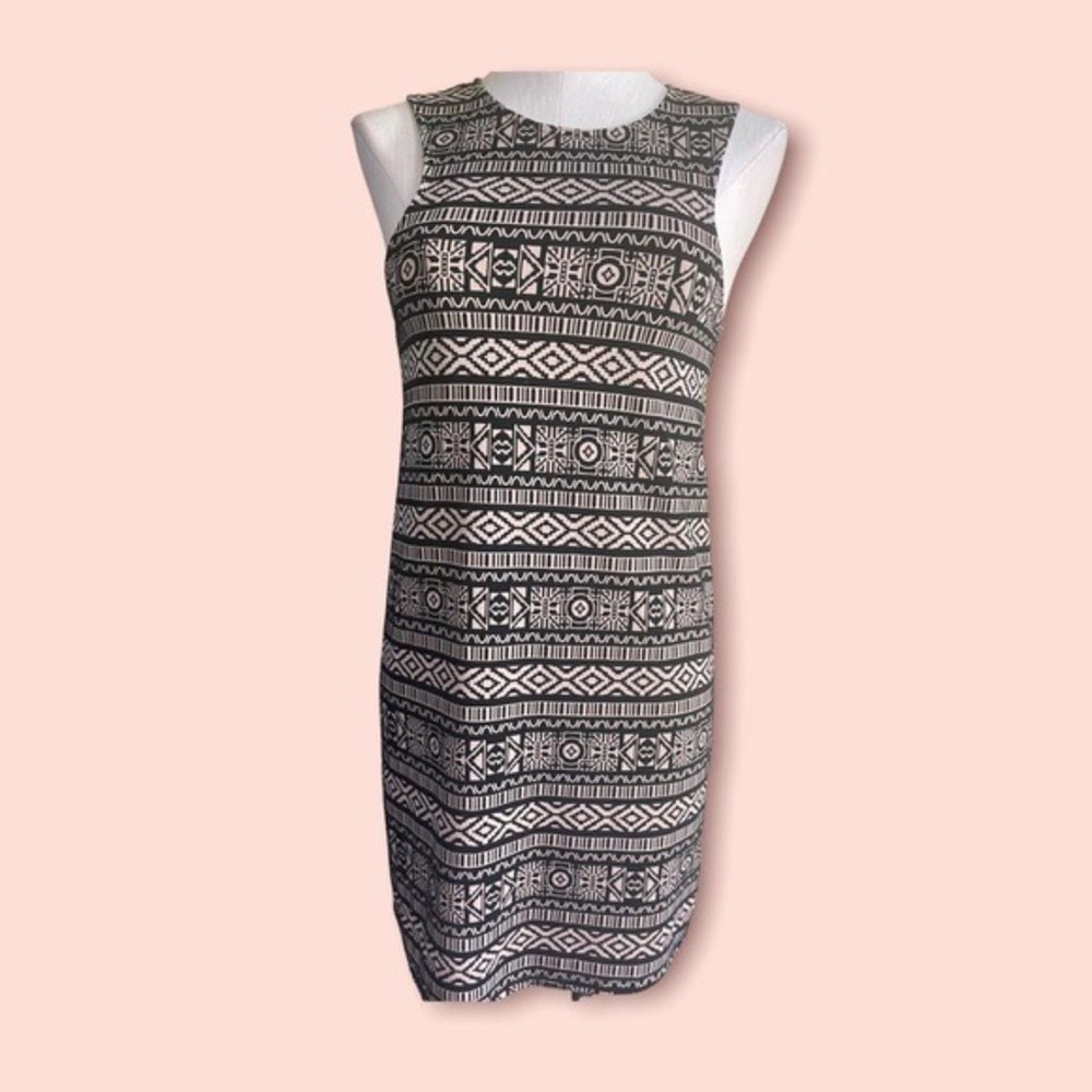 Everly Tribal Print Tank Mini Dress